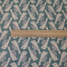 Load image into Gallery viewer, Flat lay of Japanese Cotton, Kotori. Available at Minerva&#39;s Bower. Ruler included for scale