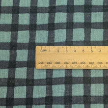 Load image into Gallery viewer, Flat lay of Japanese Cotton, Kumiko. Available at Minerva&#39;s Bower. Ruler included for scale