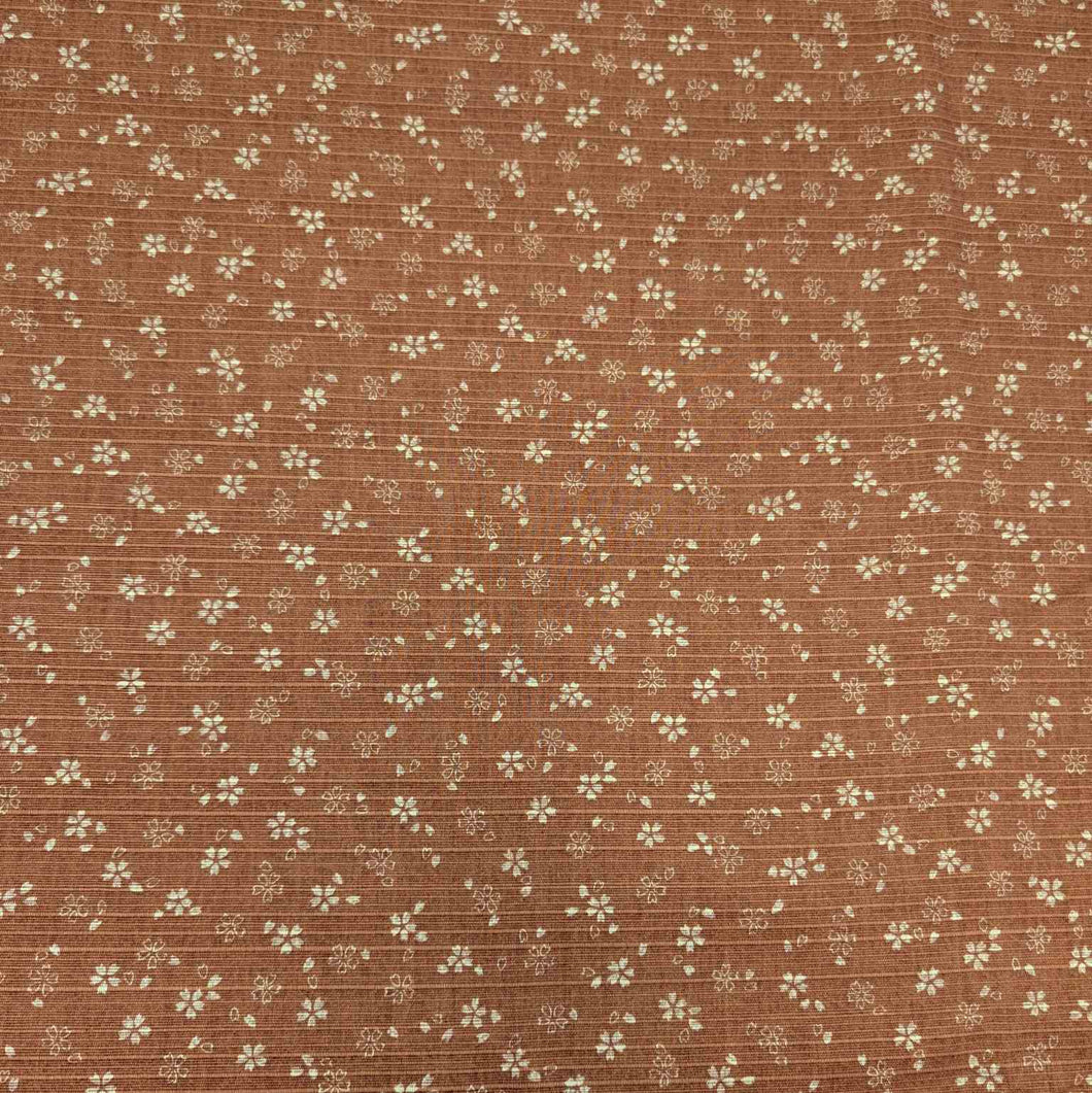 Flat lay of Japanese Double Sided Shantung, Kohana. Available at Minerva's Bower