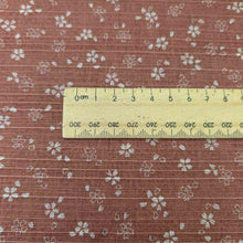 Load image into Gallery viewer, Flat lay of Japanese Double Sided Shantung, Kohana. Available at Minerva&#39;s Bower. Ruler included for scale
