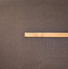 Load image into Gallery viewer, Flat lay of 100% cotton Japanese Oxford, Chocolate, ruler included for scale - for sale at Minerva's Bower