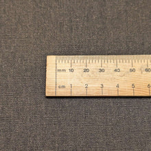 Load image into Gallery viewer, Close up of 100% cotton Japanese Oxford, Chocolate, ruler included for scale - for sale at Minerva's Bower