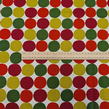 Load image into Gallery viewer, Flat lay of Japanese Shantung Cotton,  Maru Autumn colourway. Available at Minerva&#39;s Bower. Ruler included for scale