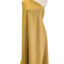 Load image into Gallery viewer, Standing drape of Japanese 100% Wool, Mustard - for sale at Minerva's Bower