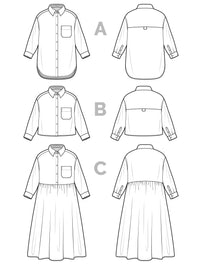 Closet Core Patterns Jenna Shirt and Shirtdress
