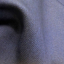 Load image into Gallery viewer, Close up of Jog 96% cotton 4% PU Denim, Indigo - for sale at Minerva's Bower