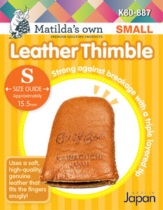 Matilda's Own Leather Thimble, Small