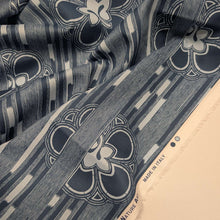 Load image into Gallery viewer, Flat drape of Liberty Tana Lawn, Katagami A Blue - for sale at Minerva's Bower