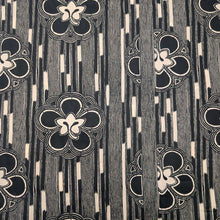 Load image into Gallery viewer, Flat lay of Liberty Tana Lawn, Katagami C Black - for sale at Minerva's Bower