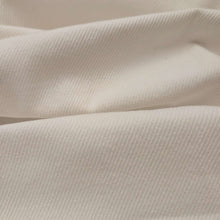 Load image into Gallery viewer, Flat drape of Kennedy Washed 100% Cotton Drill in White - for sale at Minerva's Bower