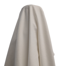 Load image into Gallery viewer, Standing drape of Kennedy Washed 100% Cotton Drill in White - for sale at Minerva's Bower