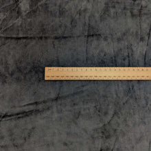 Load image into Gallery viewer, 71% Cotton and 29% Bamboo Velour in Black with 50% stretch, ruler included, for sale at Minerva&#39;s Bower.