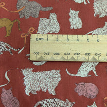 Load image into Gallery viewer, Close up of Liberty Tana Lawn Koh and Eito B  for sale at Minerva&#39;s Bower, ruler included for scale