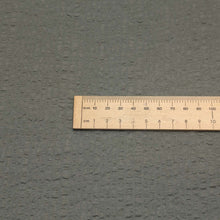 Load image into Gallery viewer, Close up flat lay of Kokka 100% Cotton Lawn Salt Shrink Seersucker, Slate, ruler included for scale for sale at Minerva's Bower