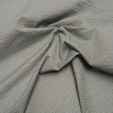 Load image into Gallery viewer, Flat drape of Kokka 100% Cotton Lawn Salt Shrink Seersucker, Slate, for sale at Minerva's Bower