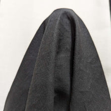 Load image into Gallery viewer, Layne 55% Hemp 45% Tencel Washed Black, drape image, for sale at Minerva&#39;s Bower 