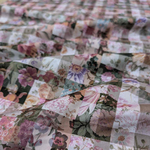 Liberty of London fabric draped on table. Available at Minerva's Bower