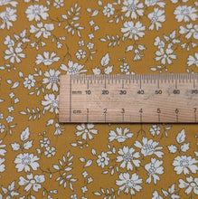 Load image into Gallery viewer, Close up flat lay of  Liberty 100% Cotton Tana Lawn, Capel G, ruler included for scale - for sale at Minervs's Bower