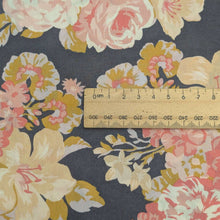 Load image into Gallery viewer, Flat lay of Liberty tana lawn floral rebellion  flower crown. Available at Minerva's Bower. Ruler included for scale