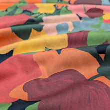 Load image into Gallery viewer, Close-up of colorful floral Liberty of London fabric with a multicolor pattern. Available at Minerva&#39;s Bower