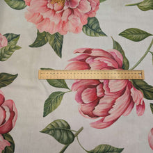 Load image into Gallery viewer, Flat lay of Liberty 100% cotton Tana Lawn, Marty A Pink, ruler included for scale - for sale at Minerva's Bower