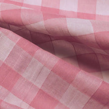 Load image into Gallery viewer, Close up of 100% cotton Lily Pilly Gingham - for sale at MInerva's Bower