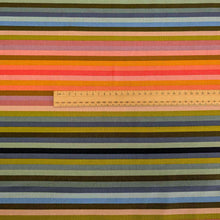 Load image into Gallery viewer, Flat lay of Art Gallery Linen Cotton, Linear Radiance, for sale at Minerva&#39;s Bower, ruler included for scale