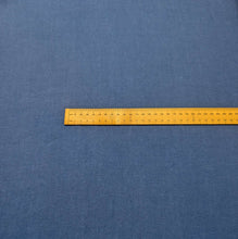 Load image into Gallery viewer, Flat lay of 100% Linen Antique Wash, Sapphire, ruler included for scale - for sale at Minerva's Bower