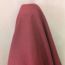 Load image into Gallery viewer, Standing drape of 100% heavyweight linen in Bordeaux for sale at Minerva&#39;s Bower