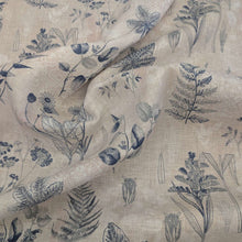 Load image into Gallery viewer, Flat drape of 100% Linen, Botanica - for sale at Minerva's Bower