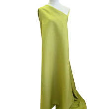 Load image into Gallery viewer, Standing drape of 100% Linen, Chartreuse - for sale at Minerva's Bower