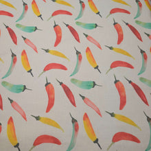 Load image into Gallery viewer, Flat lay of 100% Linen, Chillies - for sale at Minerva's Bower