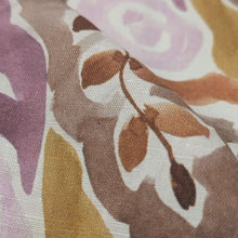 Load image into Gallery viewer, Close up flat lay of 55% Linen 45% Cotton, Lilac Haze - for sale at Minerva's Bower
