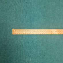 Load image into Gallery viewer, Flat lay of 100% LInen in emerald, ruler included, available at Minerva's Bower