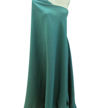 Load image into Gallery viewer, Standing drape of 100% LInen in emerald, available at Minerva's Bower