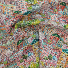 Load image into Gallery viewer, Flat drape of 100% Linen, Firenze, for sale at MInerva's Bower