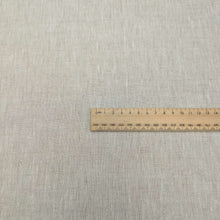 Load image into Gallery viewer, Flat lat of 100% Linen, Natural, for sale at Minerva's Bower, with ruler included