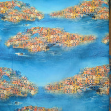 Load image into Gallery viewer, Flat lay of 100% Linen, Positano - for sale at Minerva's Bower