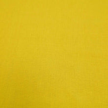 Load image into Gallery viewer, Flat lay of 100% heavyweight linen in Yellow for sale at Minerva&#39;s Bower