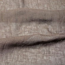 Load image into Gallery viewer, Flat drape of 100% linen Lottie, Jarrah  - for sale at Minerva's Bower