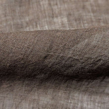 Load image into Gallery viewer, Close up of 100% linen Lottie, Jarrah - for sale at Minerva's Bower