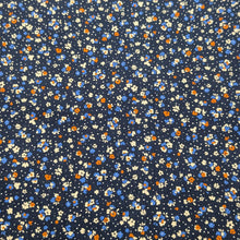 Load image into Gallery viewer, Flat lay of Lucille 100% Cotton Pinwale Cord in Blue by Kokka - for sale at Minerva's Bower 