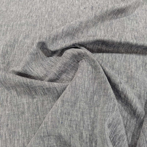 Luna Chambray yarn dyed 80% linen 20% cotton , Indigo, Drape