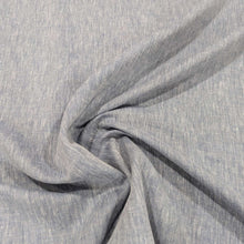 Load image into Gallery viewer, Luna Chambray yarn dyed 80% linen 20% cotton, Sky, drape