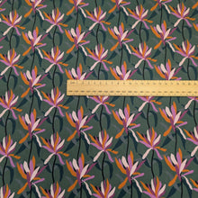 Load image into Gallery viewer, Flat lay of 100% Cotton by Rachelle Holowko, Magnolia, ruler included for scale, for sale at Minerva's Bower