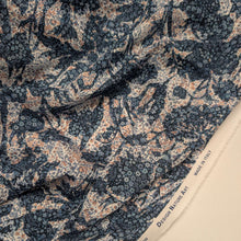 Load image into Gallery viewer, Flat drape of Liberty 100% cotton Tana Lawn, Marquess Belle A Blue - for sale at Minerva's Bower