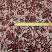 Load image into Gallery viewer, Flat lay of Liberty 100% cotton Tana Lawn, Marquess Belle B Pink, ruler included for scale - for sale at Minerva's Bower