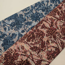 Load image into Gallery viewer, Flat lay of Liberty 100% cotton Tana Lawn, Marquess Belle Blue and Pink - for sale at Minerva's Bower