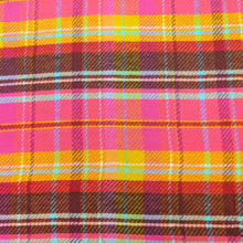 Load image into Gallery viewer, Flat lay of Yarn Dyed 100% Brushed Cotton Flannelette, Meadow Plaid, for sale at Minerva's Bower