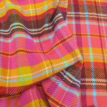 Load image into Gallery viewer, Flat drape of Yarn Dyed 100% Brushed Cotton Flannelette, Meadow Plaid, for sale at Minerva's Bower